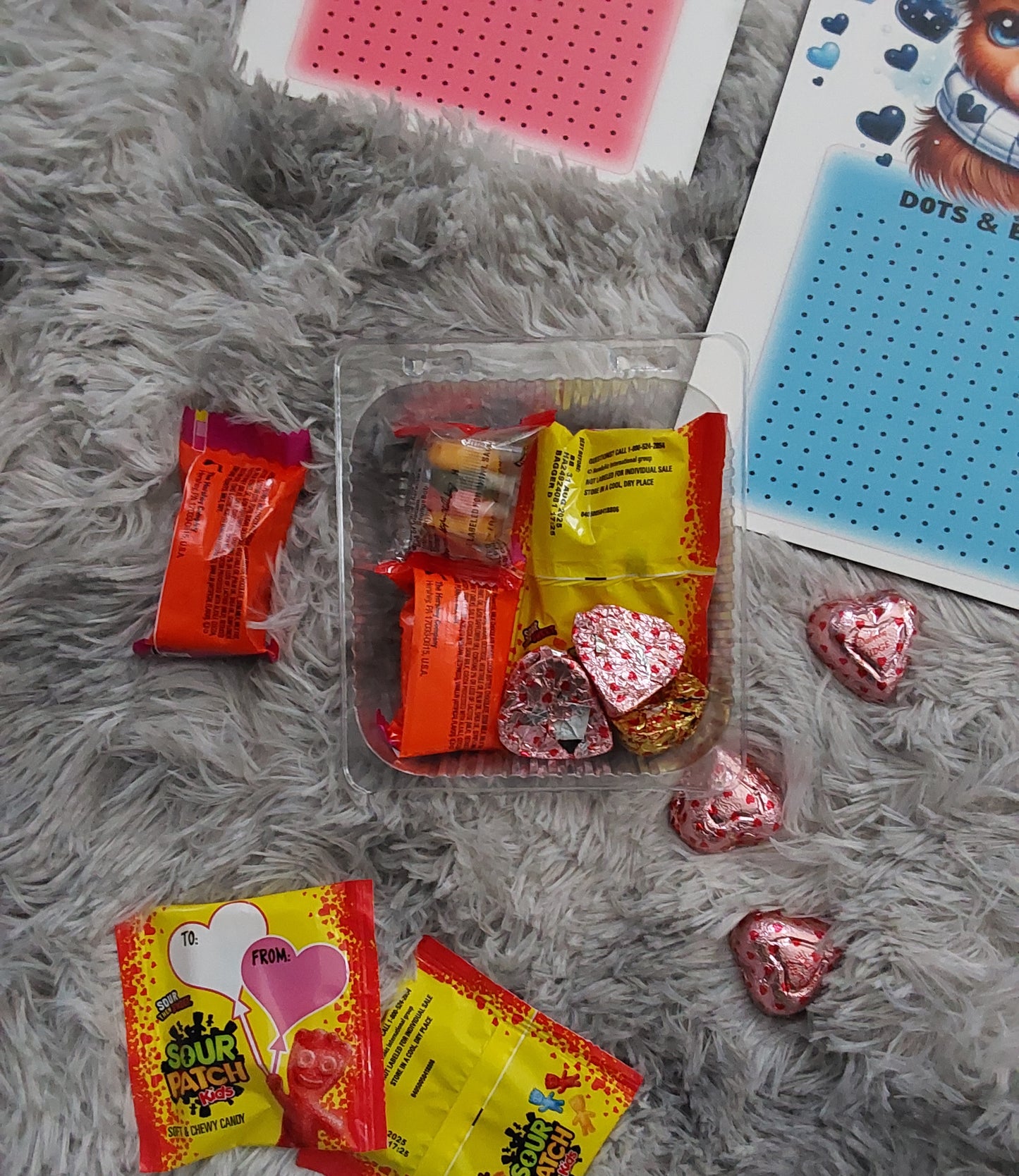 Snack pack activity with dry erase markers