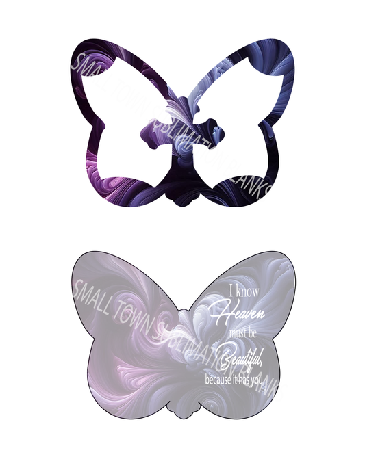 Butterfly Visor clip DIGITAL FILE