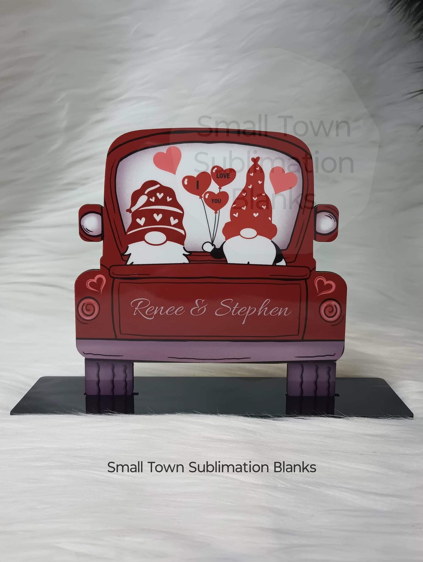 Red truck shelf sitter