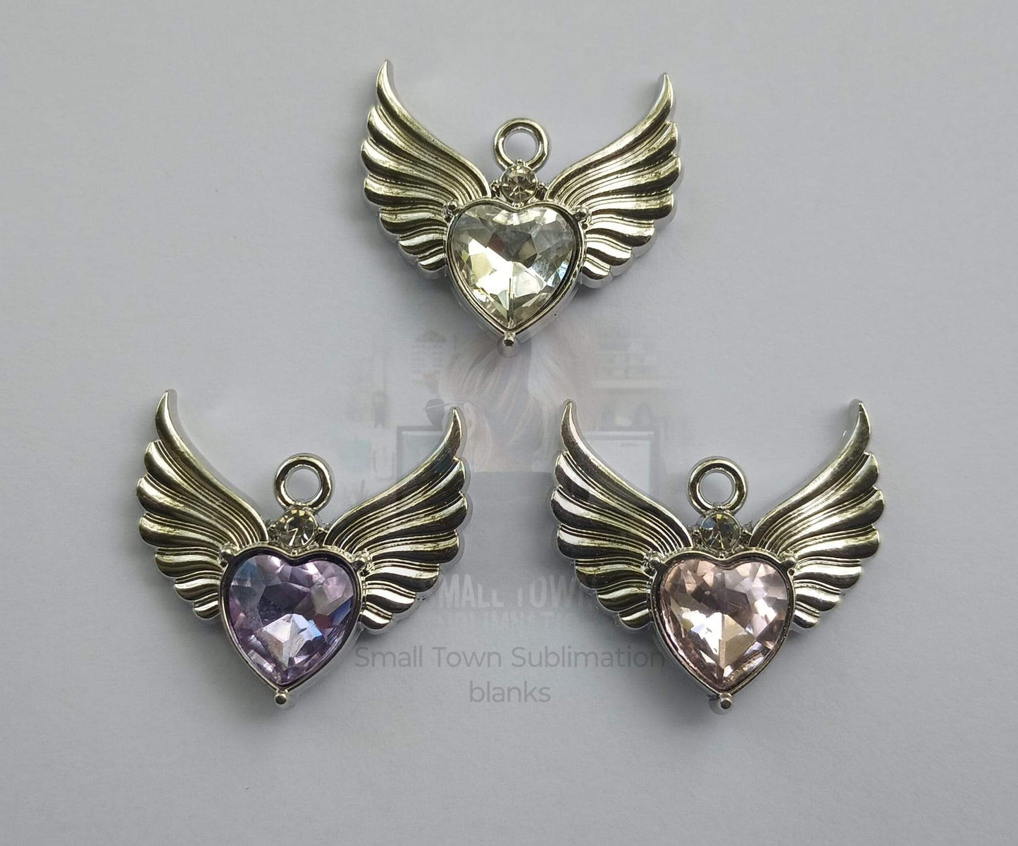 Clear acrylic vent clip with charm. Reusable air freshener