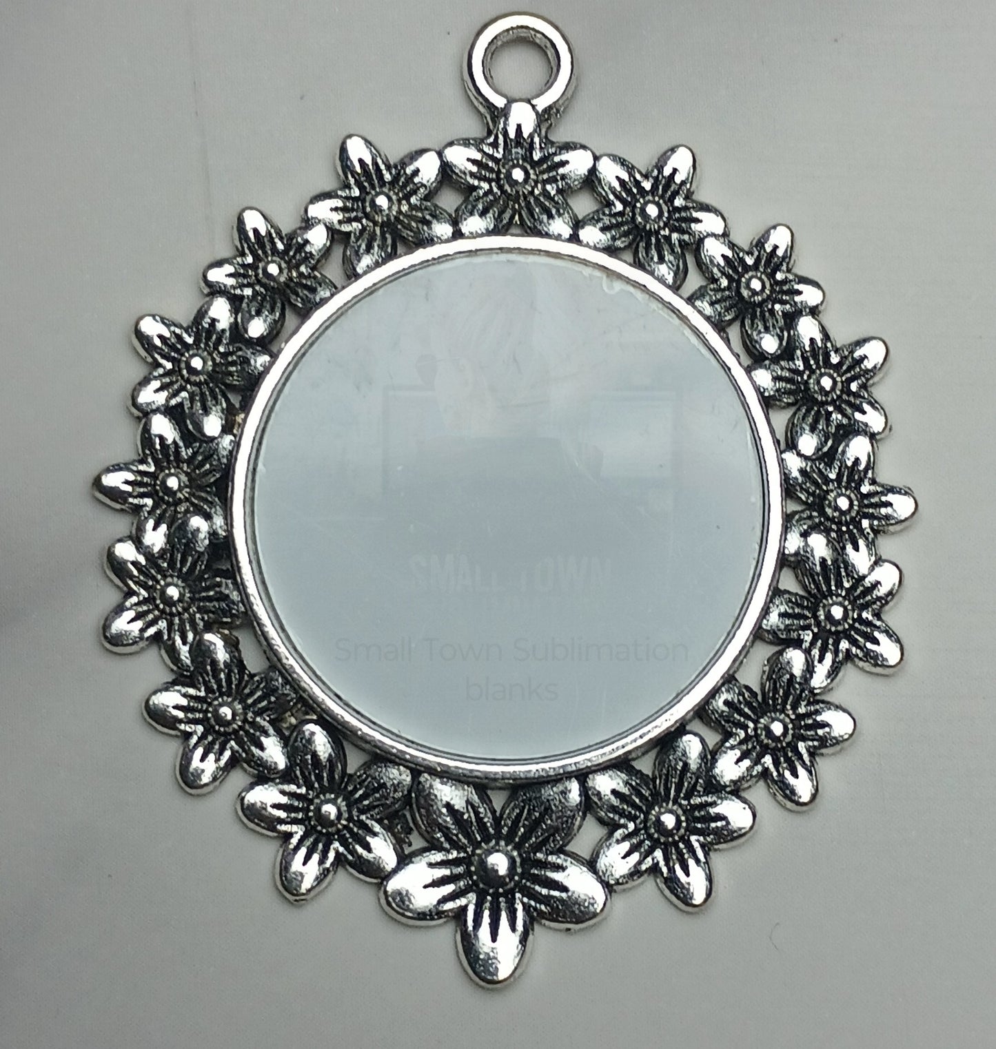 Flower sublimation keychain