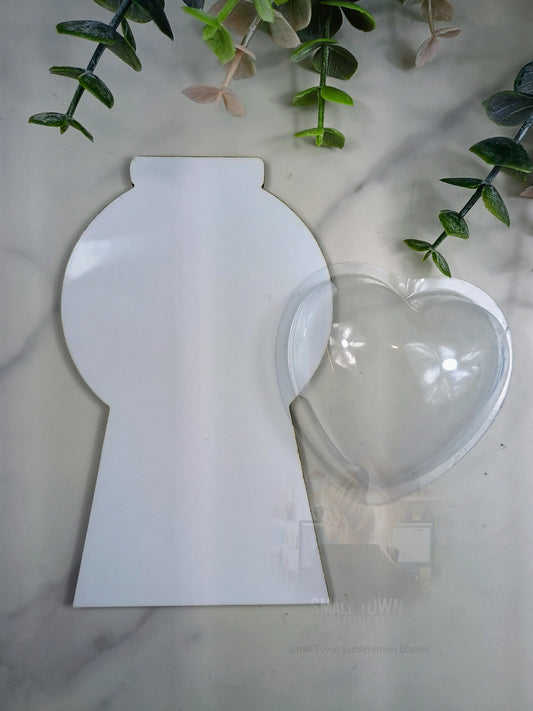 Candy dome gumball machine blank