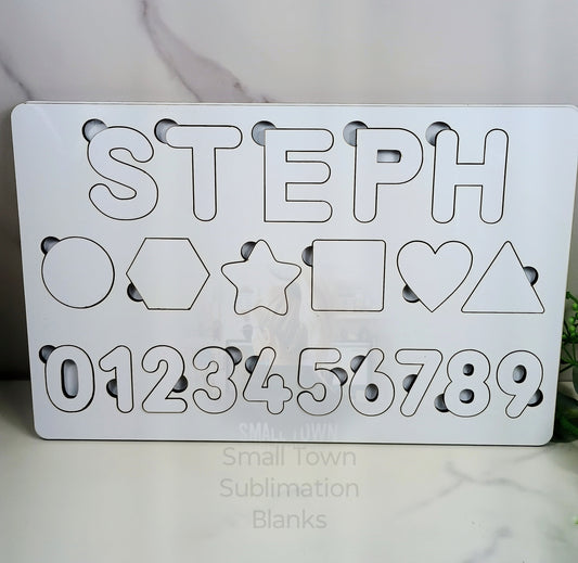 * Name and activity puzzle