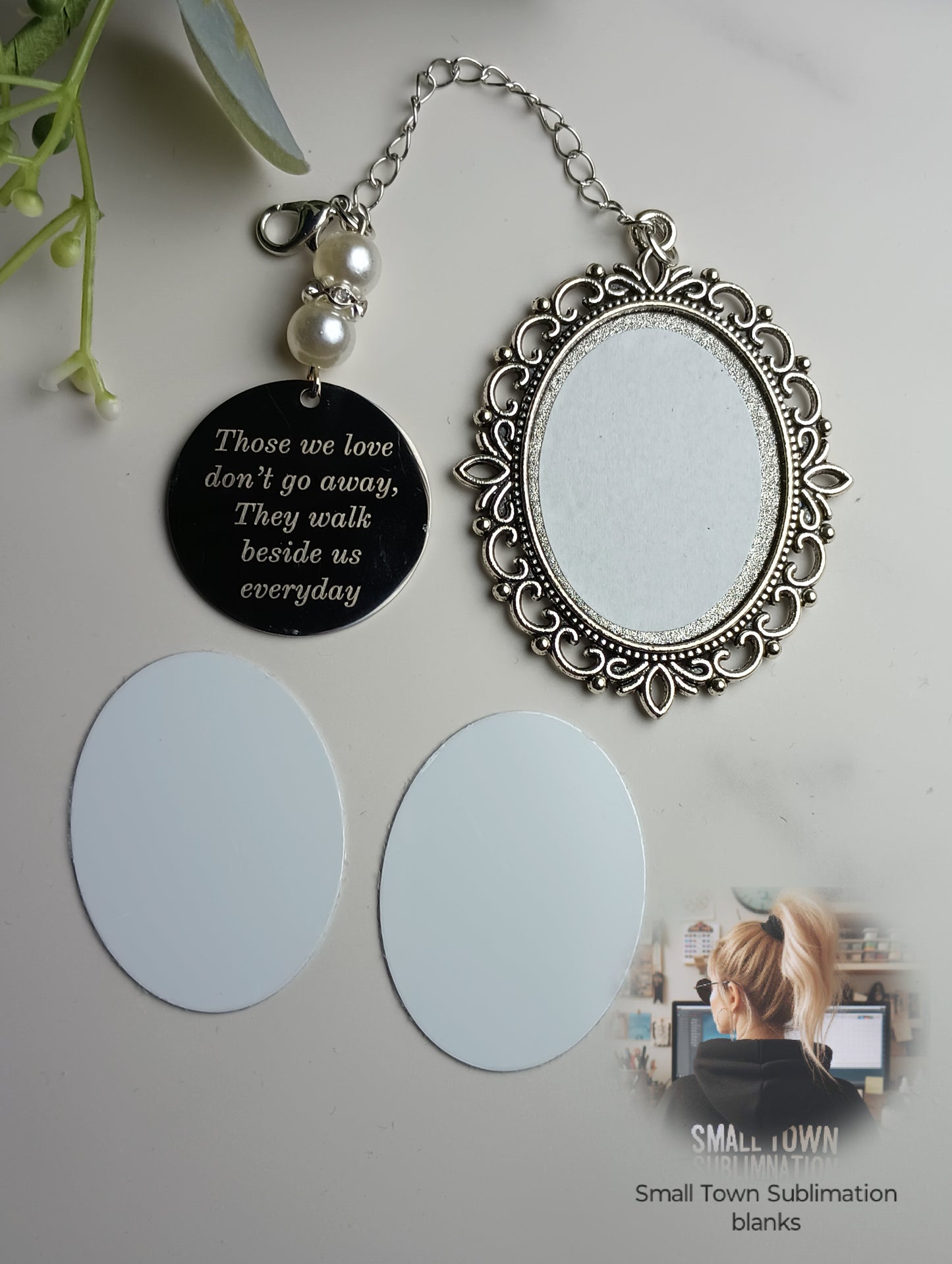 Memorial bridal pendant