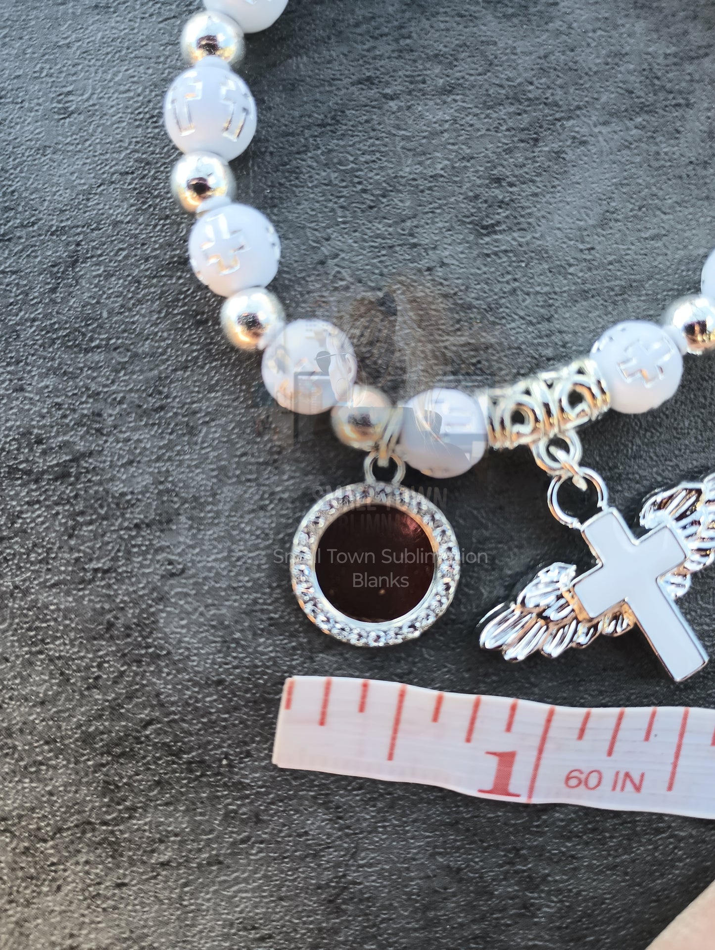 Cross stretch bracelet