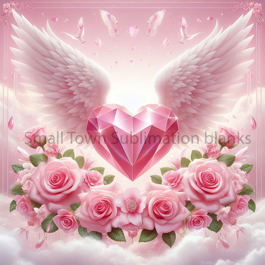 Pink heavenly heart DIGITAL FILE