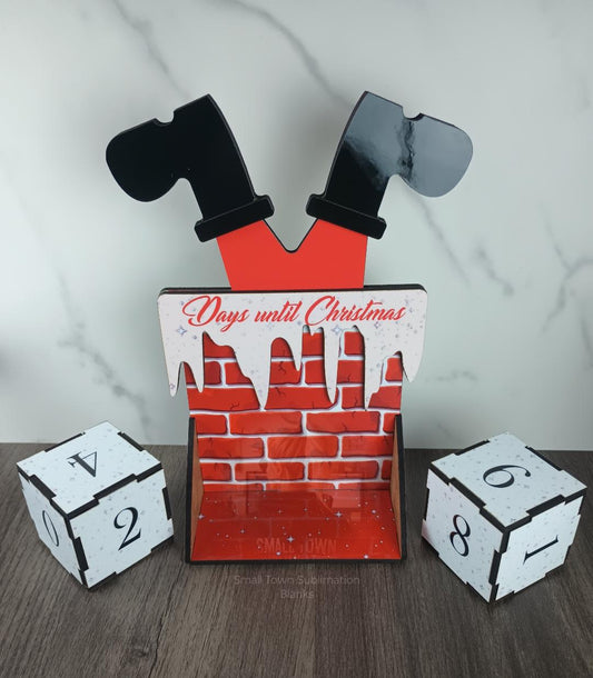 Santa Chimney Countdown (DIGITAL FILE)