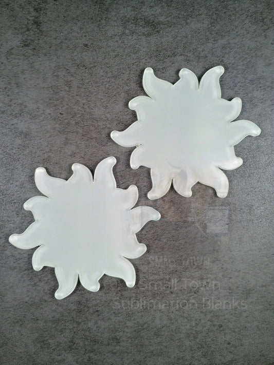 Mystical sun coasters