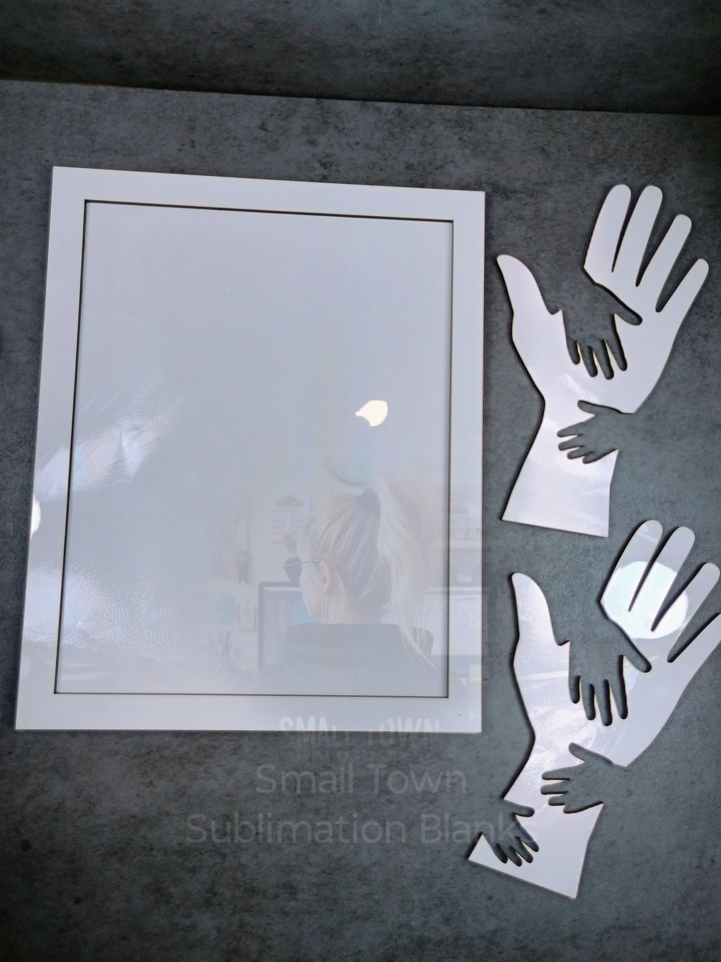 Children's hands plaque, Dads kids, Father's Day, Mother's, teachers etc....