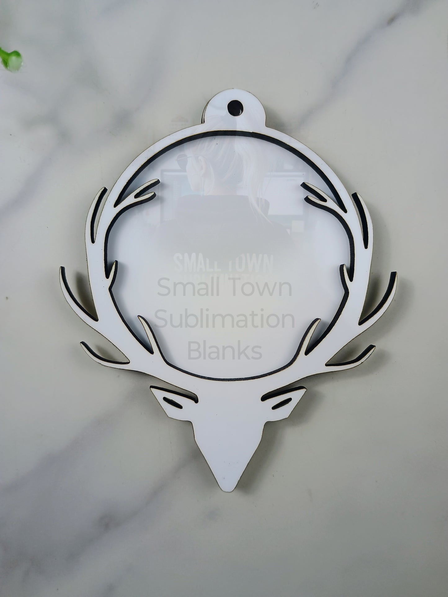 Deer head ornament