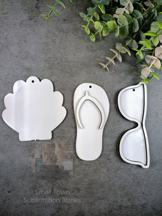 Summer vibes rearview mirror hanger, car hangers