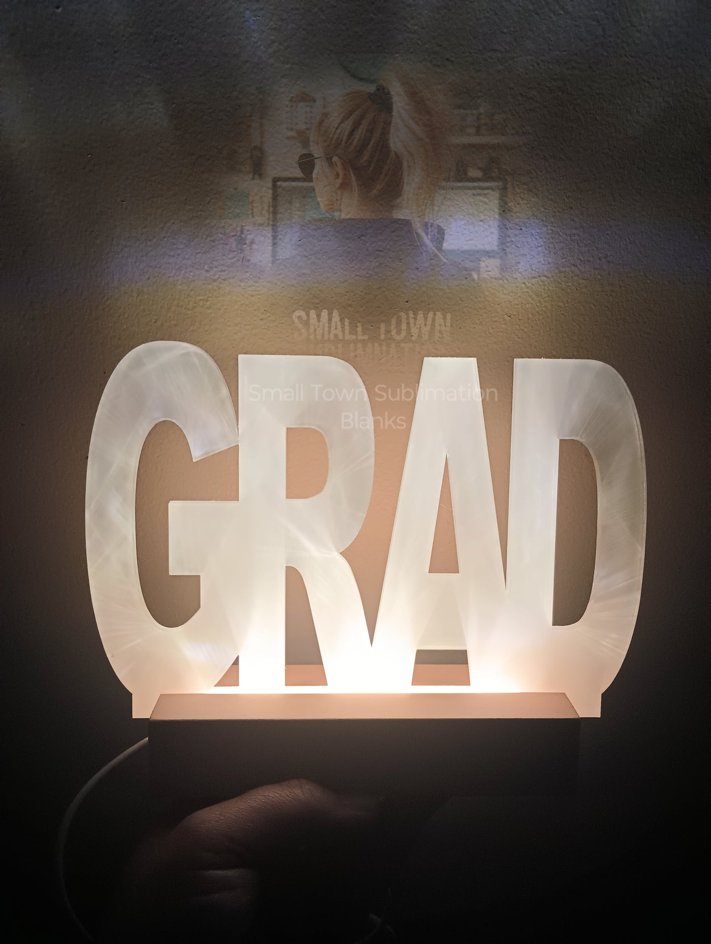 LED light up Grad acrylic panel