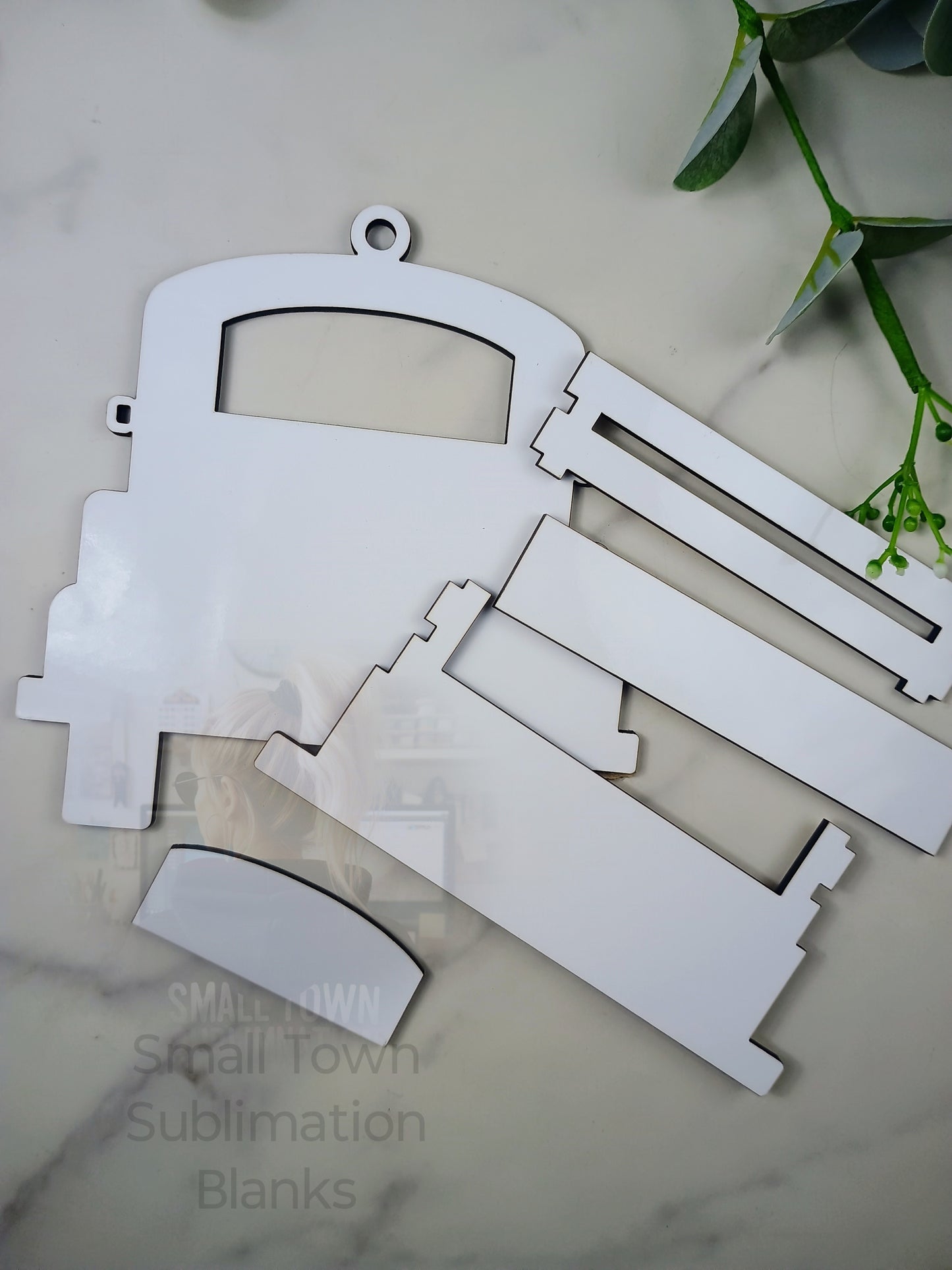 Truck gift card/credit card holder, Christmas ornament