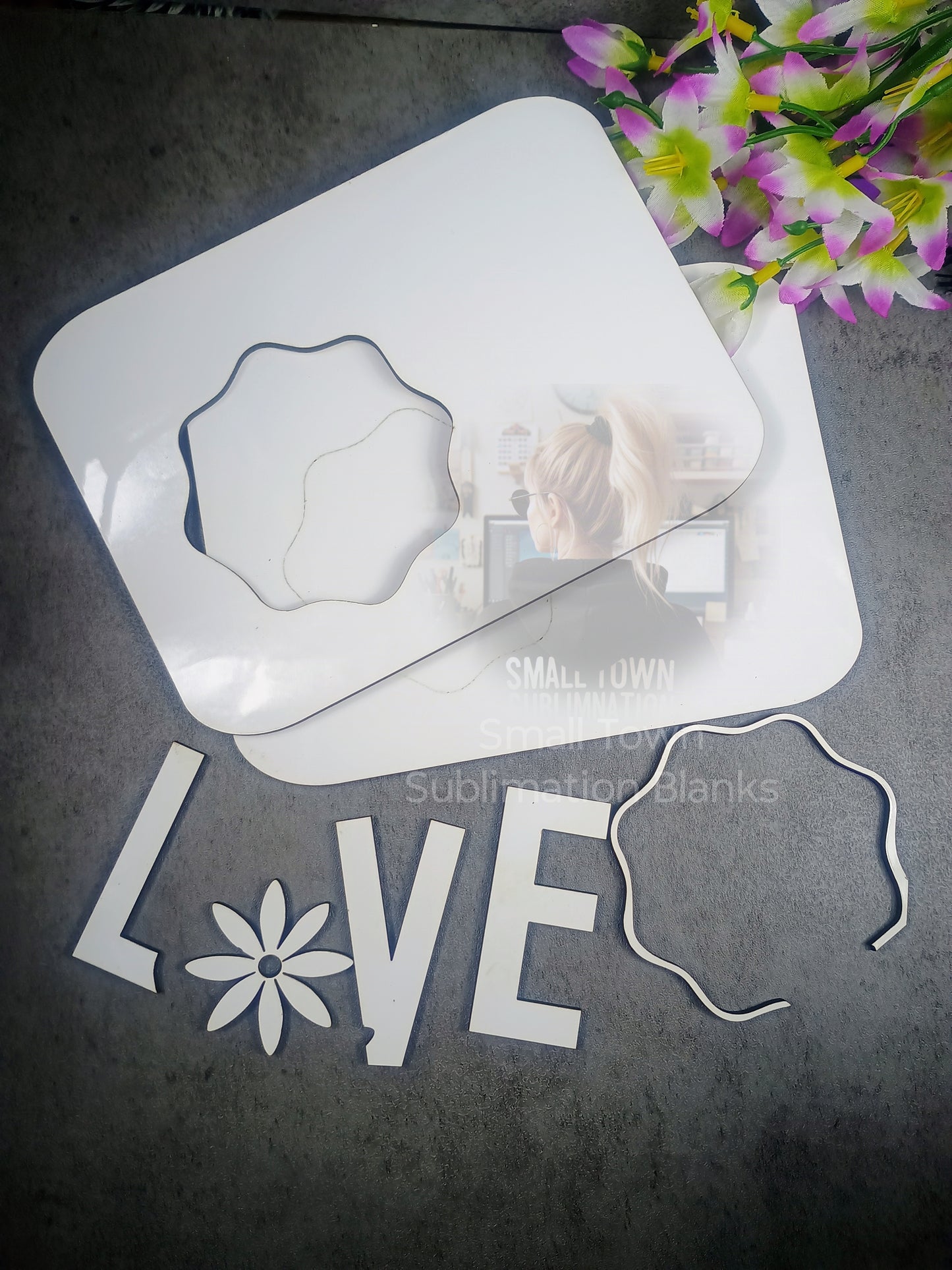 Love layered photo frame