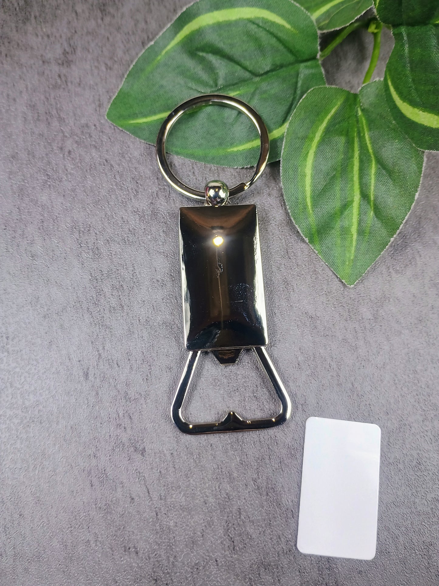 Bottle opener sublimation keychain blank