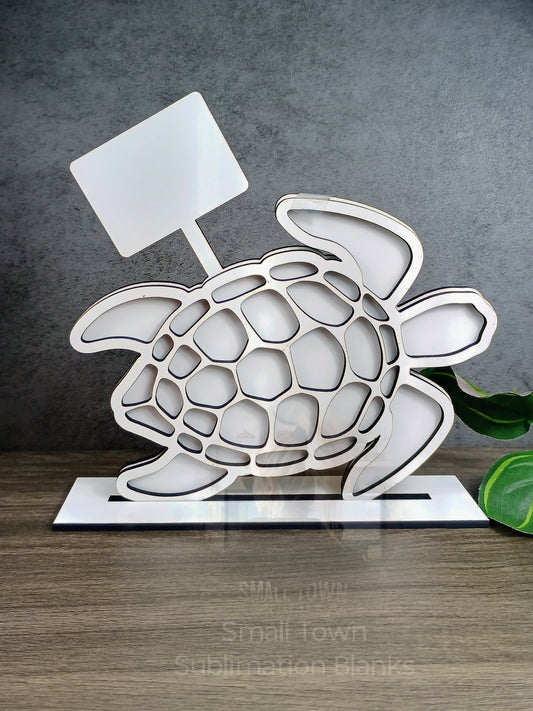 Turtle shelf sitter. Layered