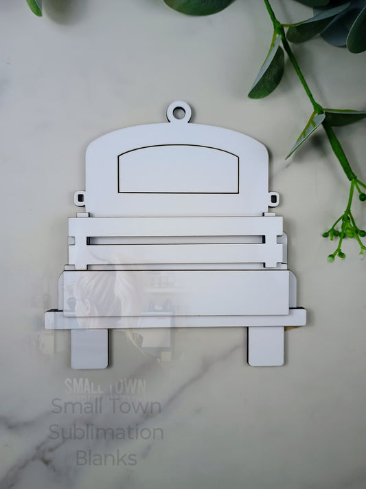 Truck gift card/credit card holder, Christmas ornament