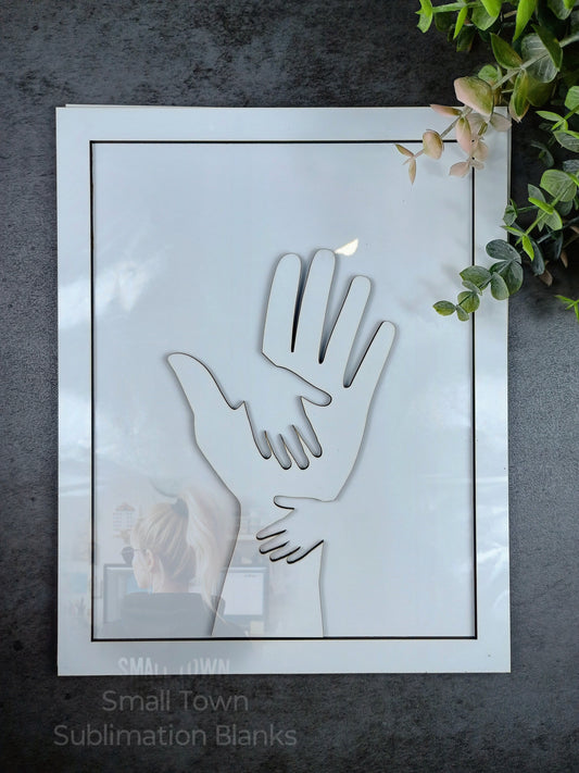 Children's hands plaque, Dads kids, Father's Day, Mother's, teachers etc....