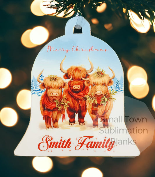 Bell ornament Cows (DIGITAL FILE)