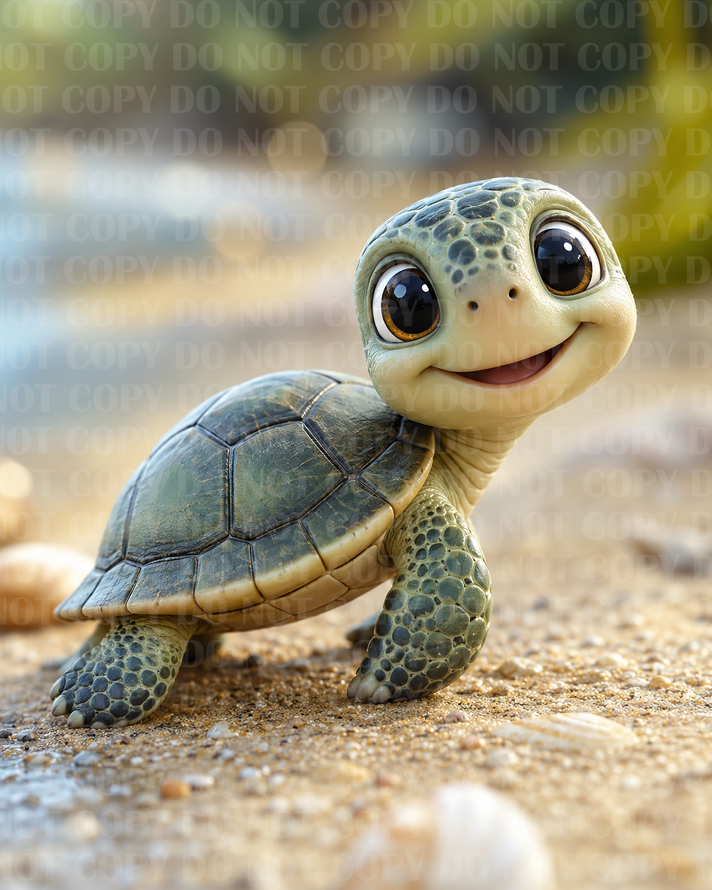 Turtle family PNG Digital file