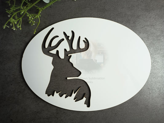 Deer cutout sign