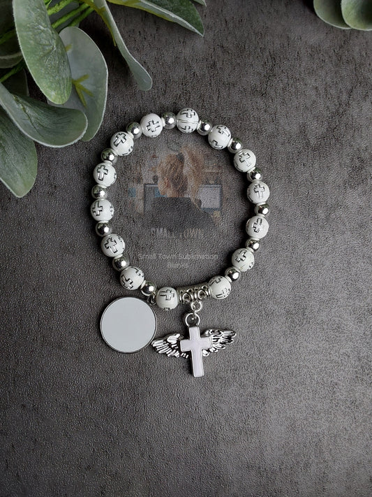 Cross stretch bracelet 2