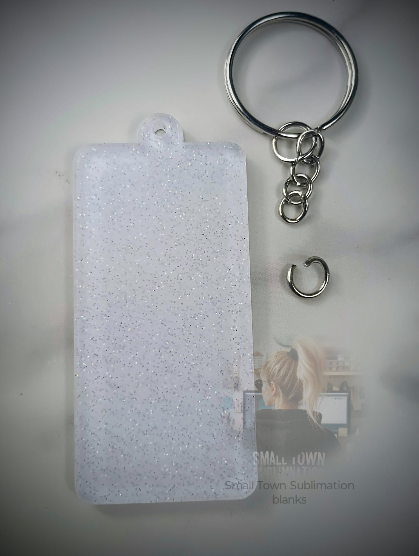 Rectangle keychain