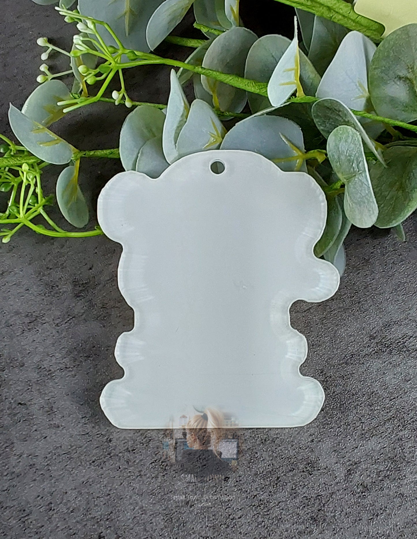 Bear message board ornament