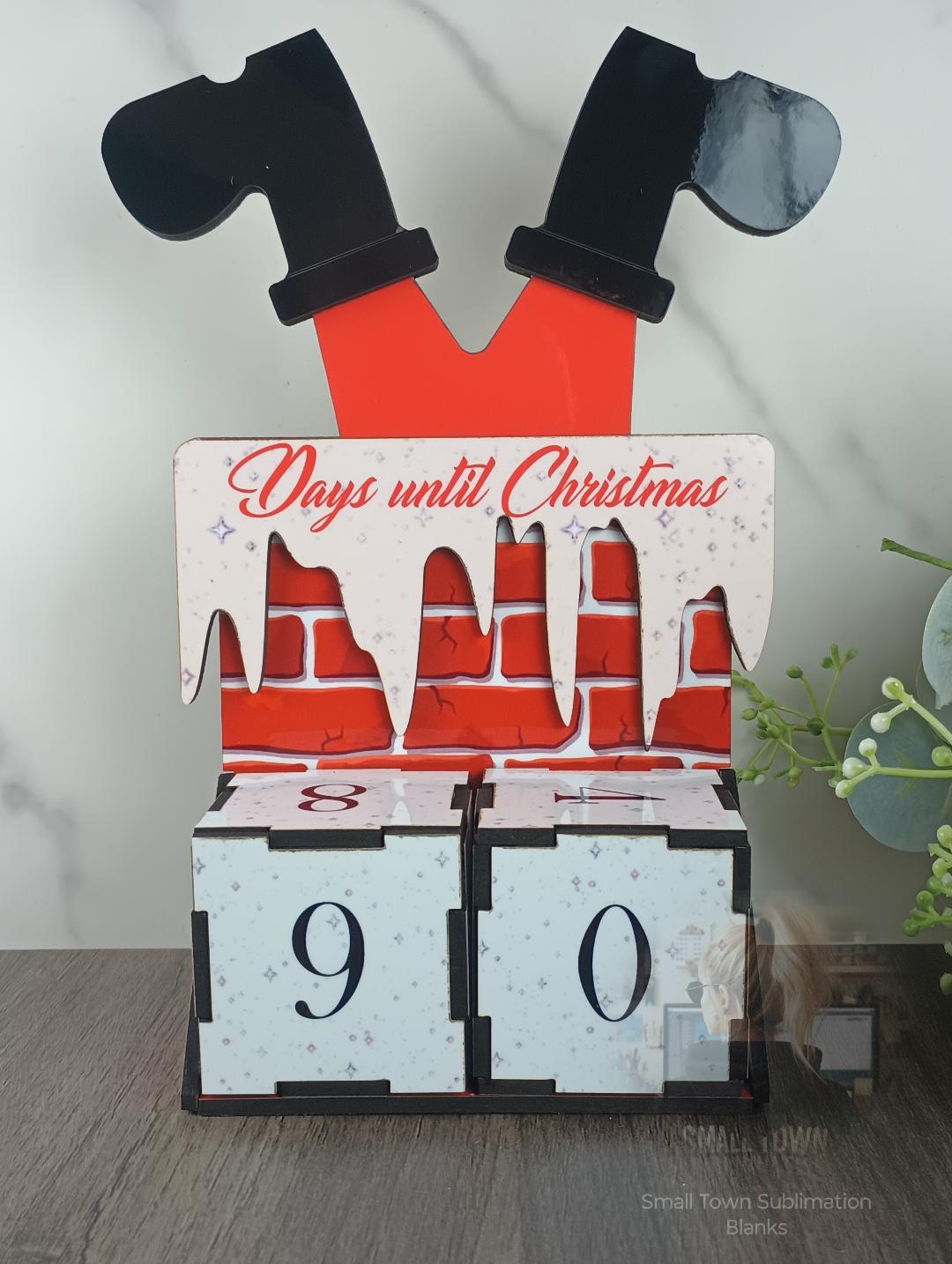 Santa Chimney Countdown (DIGITAL FILE)