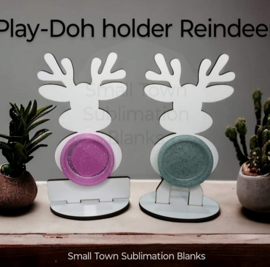 Reindeer Play-Doh holder