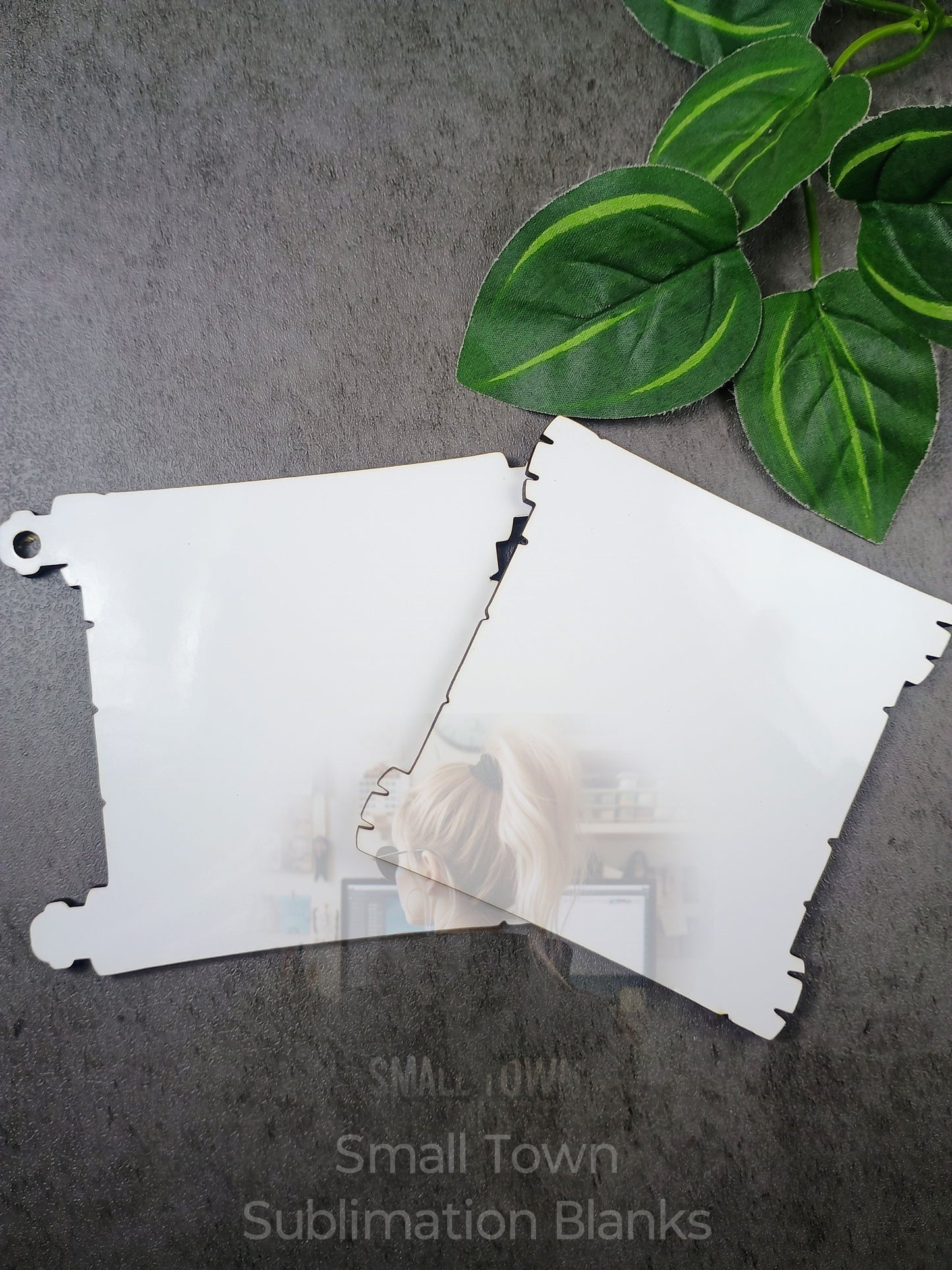 Scroll ornament. 2 layers