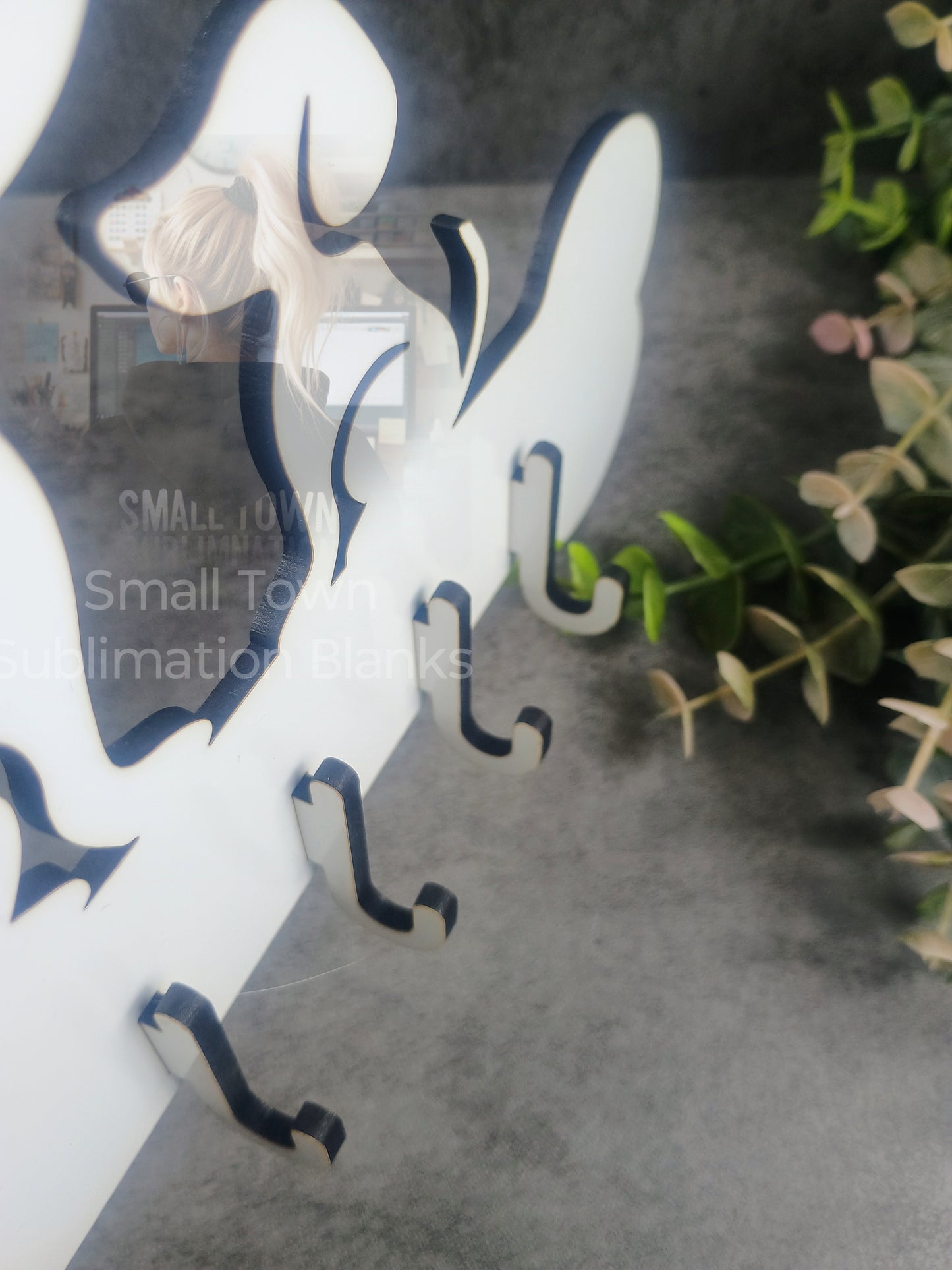 Dog hanger, key holder, leash sublimation blank