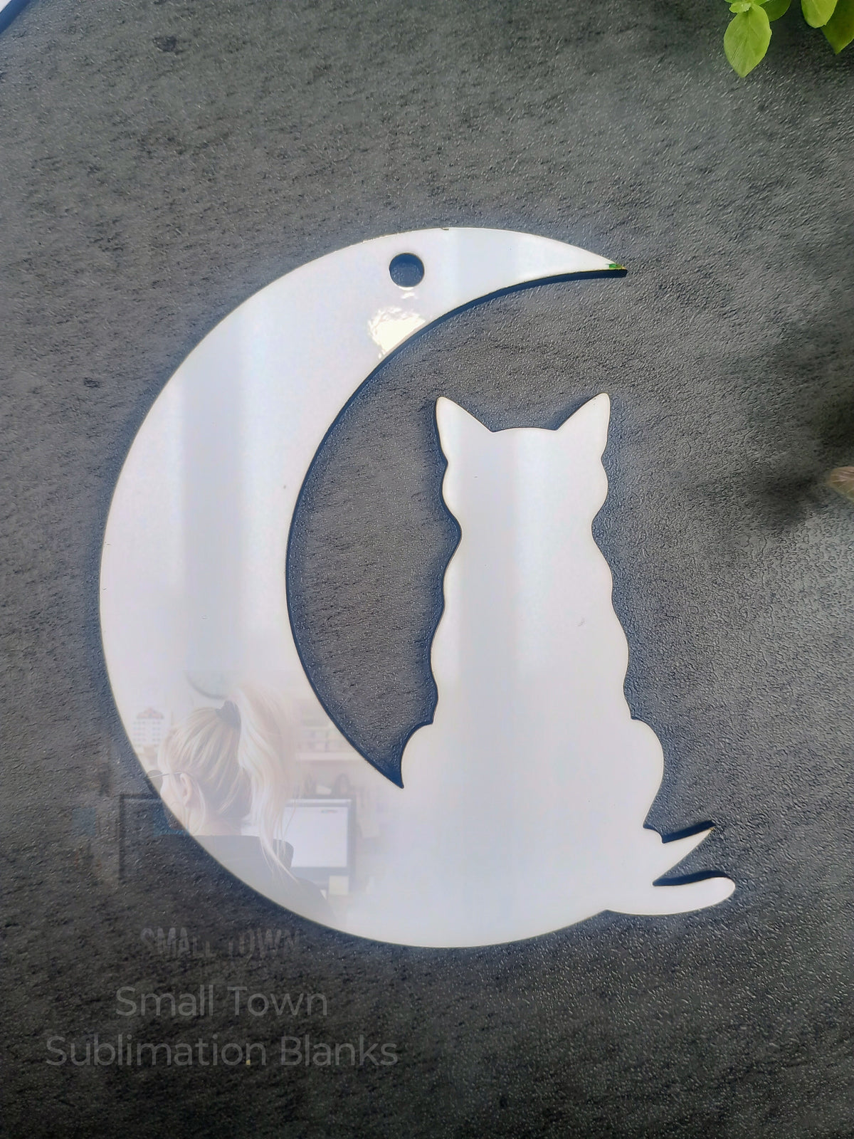 Dog or cat ornament. Sublimation blank