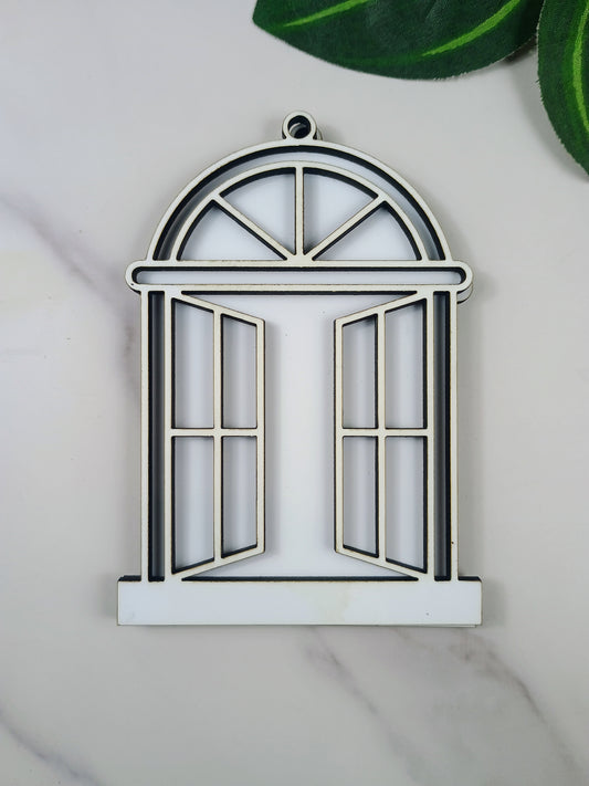 Open window ornament