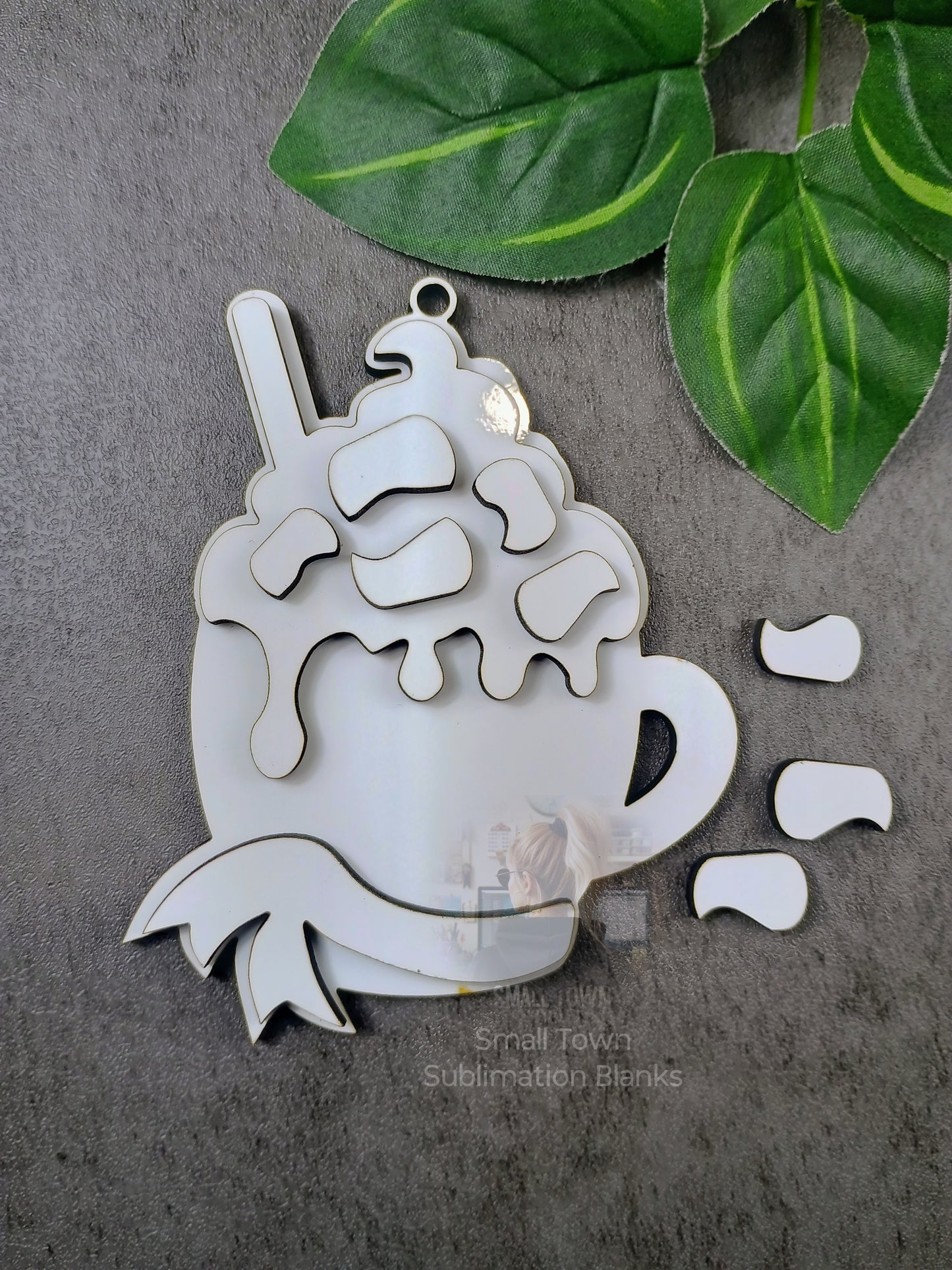 Family Hot chocolate ornament