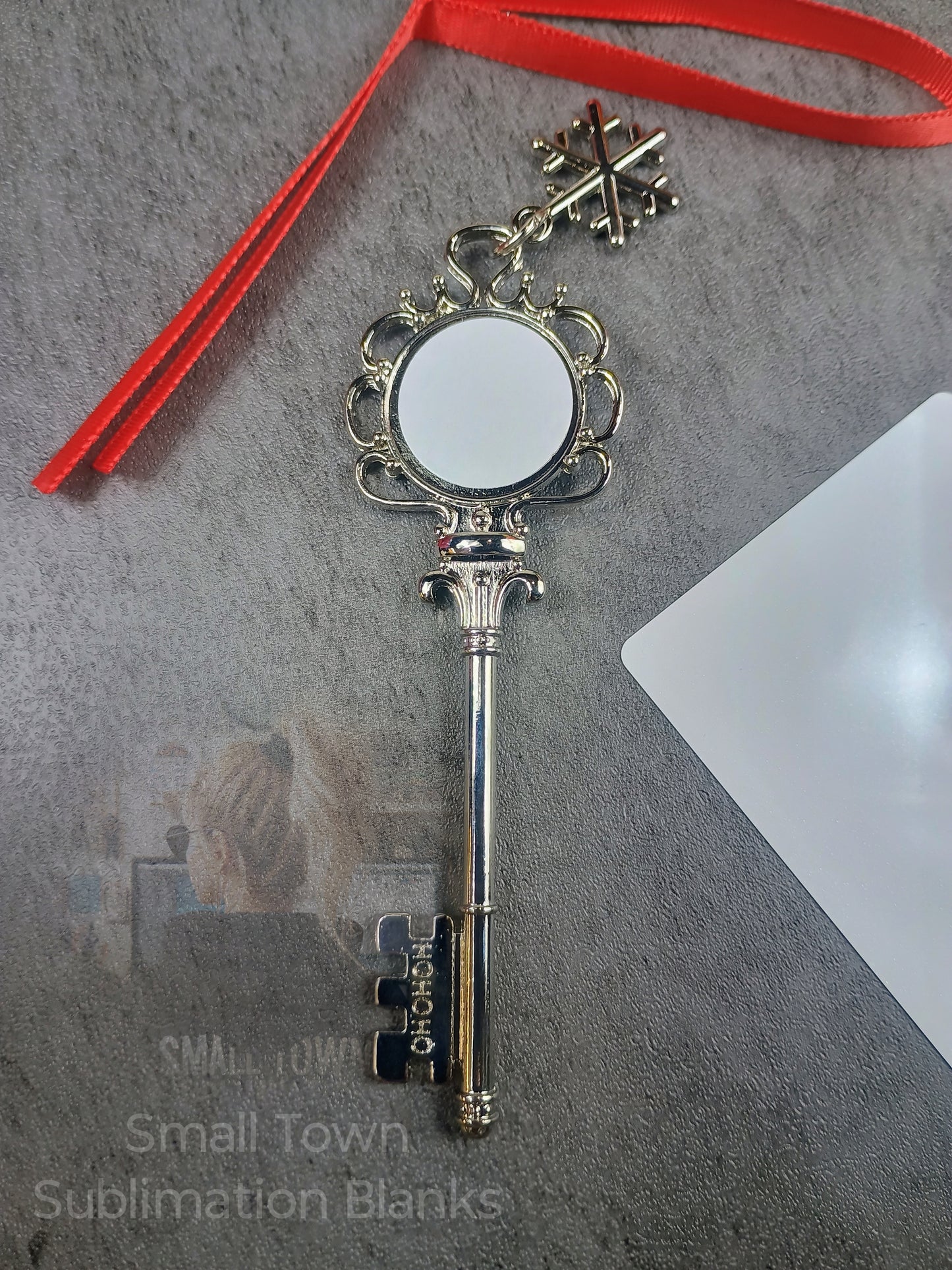 Santa key and card Christmas sublimation blank