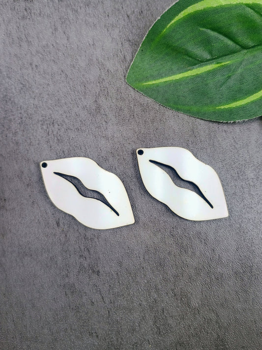 Lips earring sublimation blanks