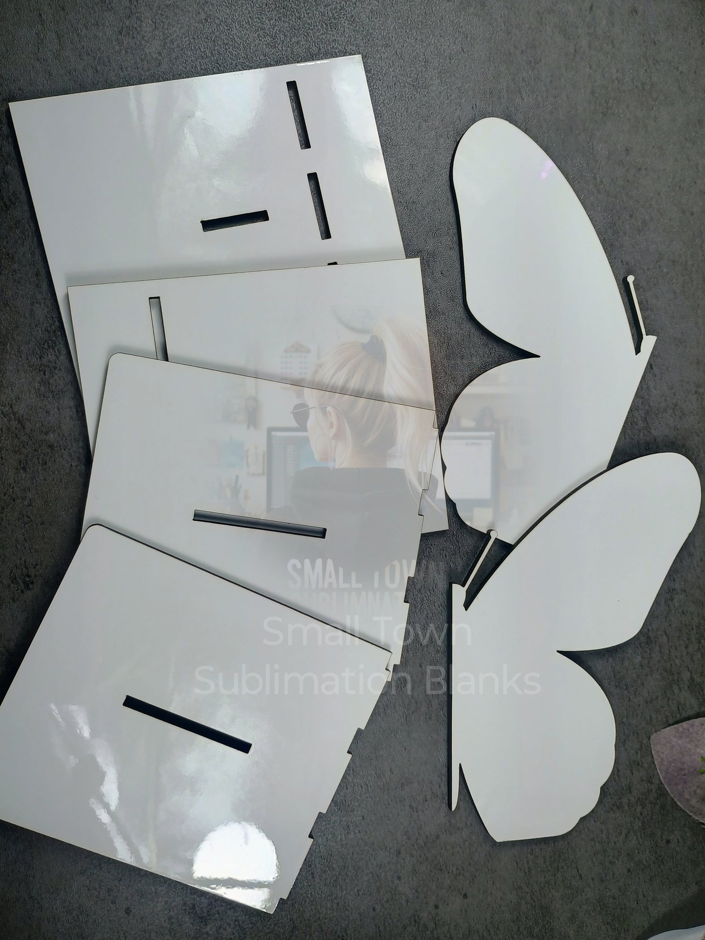Butterfly bookends