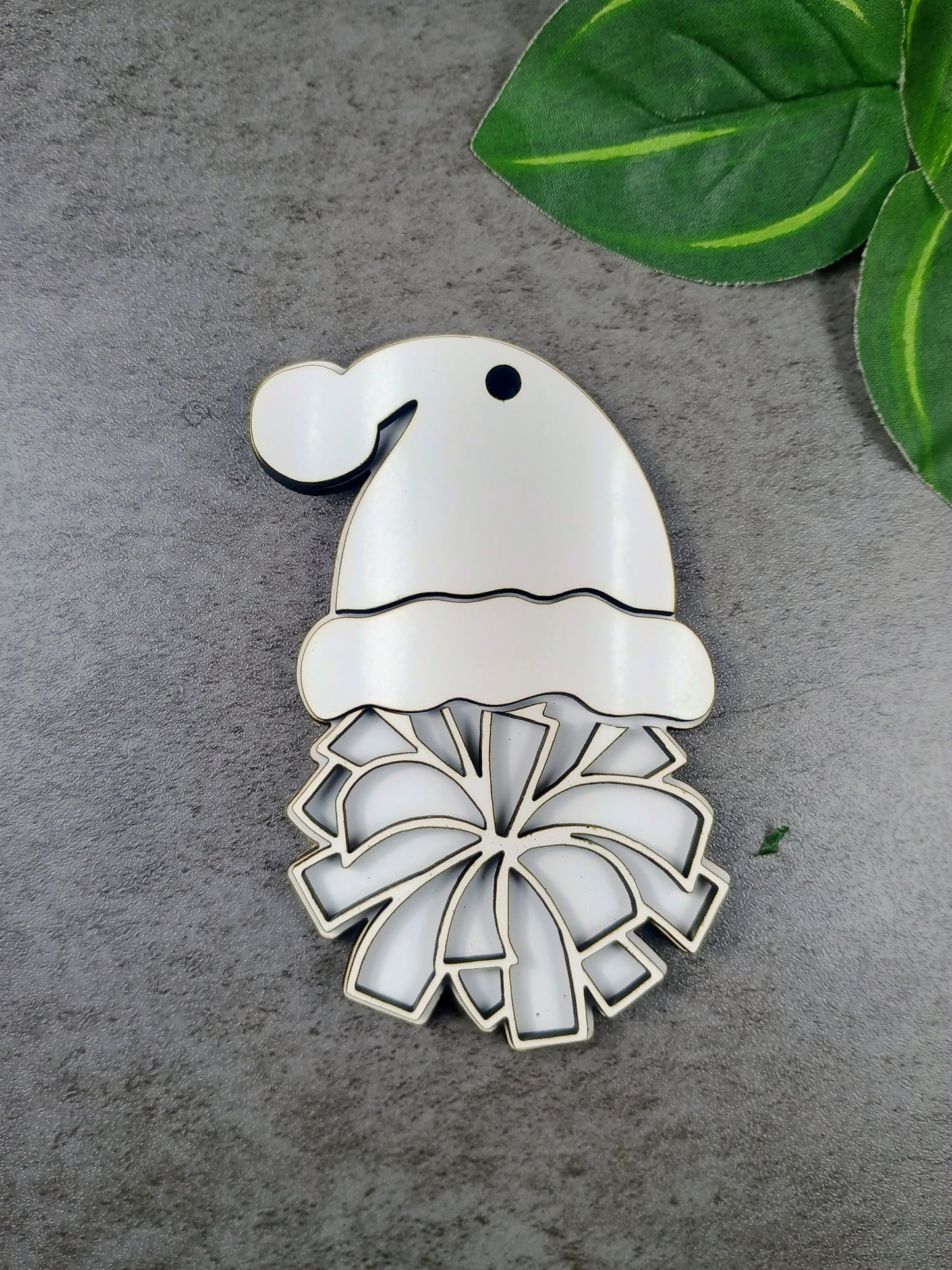 Sports Santa hat ornaments