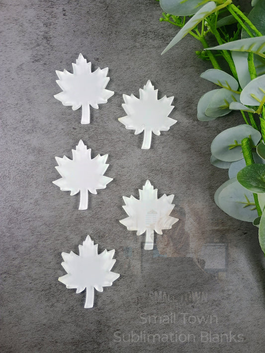 Leaf clear acrylic magnets