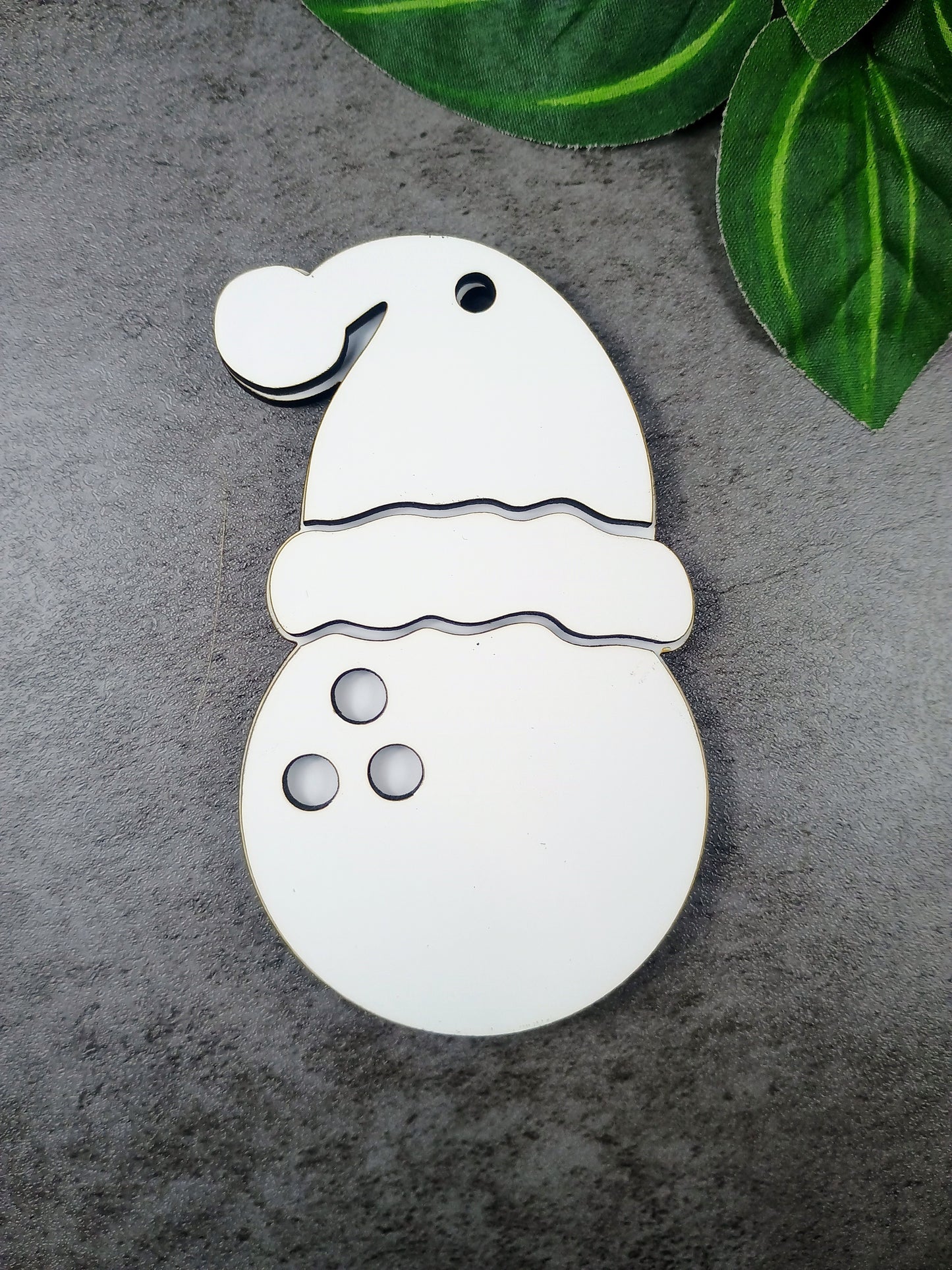 Sports Santa hat ornaments