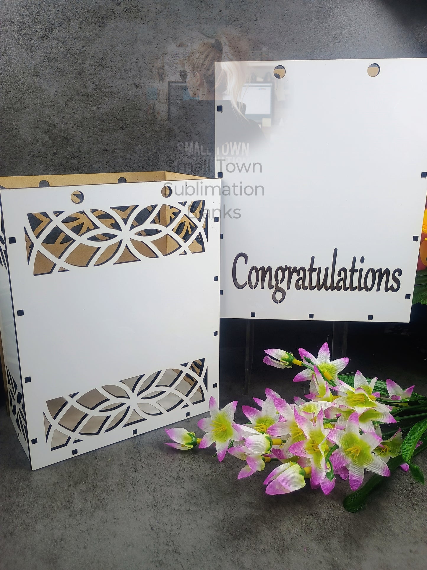 Decorative unique boxes for sublimation. Grad, congratulations, birthday, anniversary, teachers etc .....