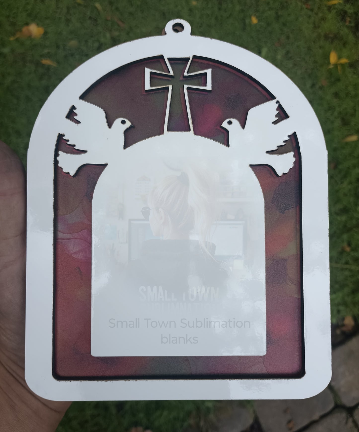 Sublimation memorial sun catcher