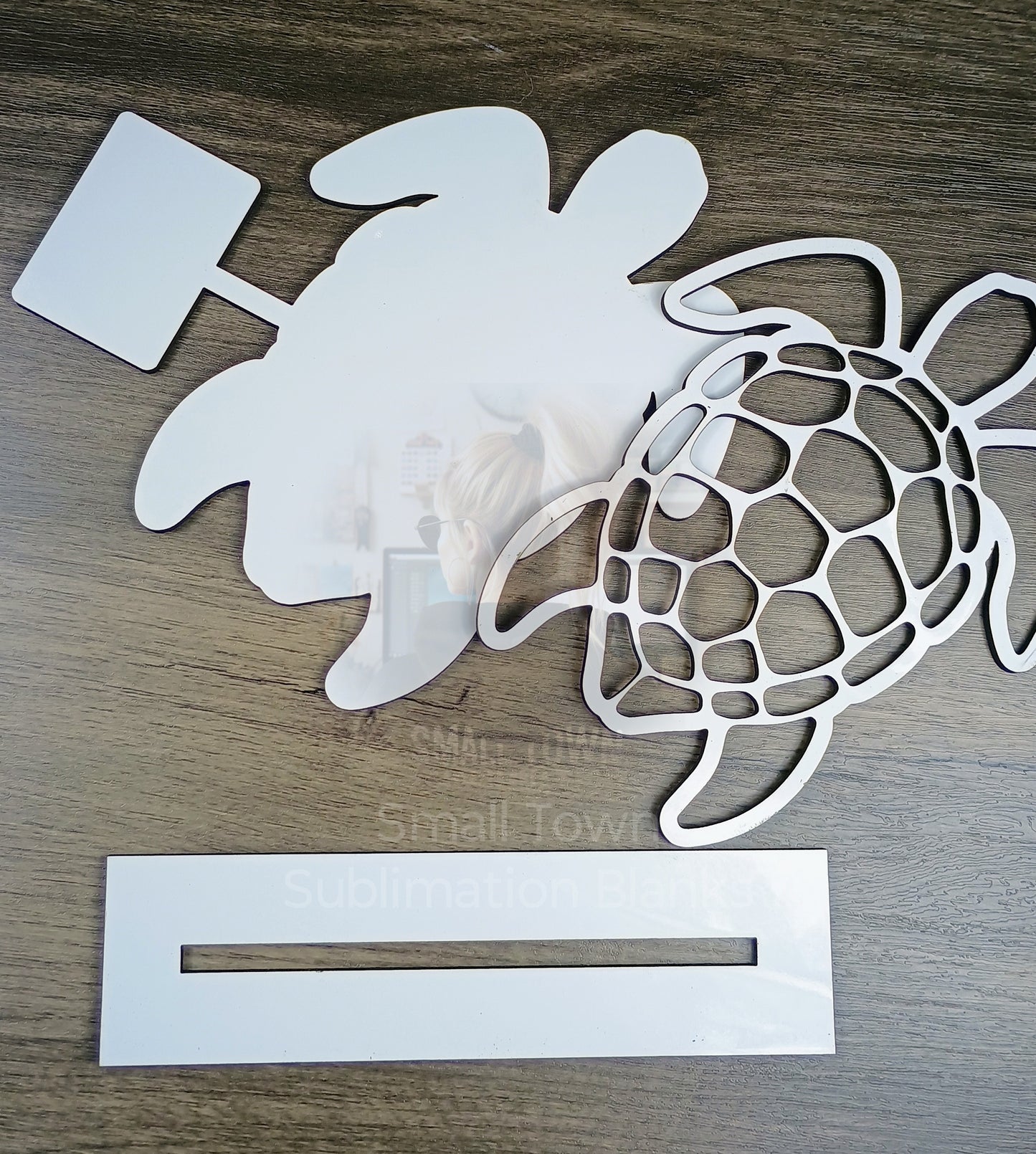 Turtle shelf sitter. Layered