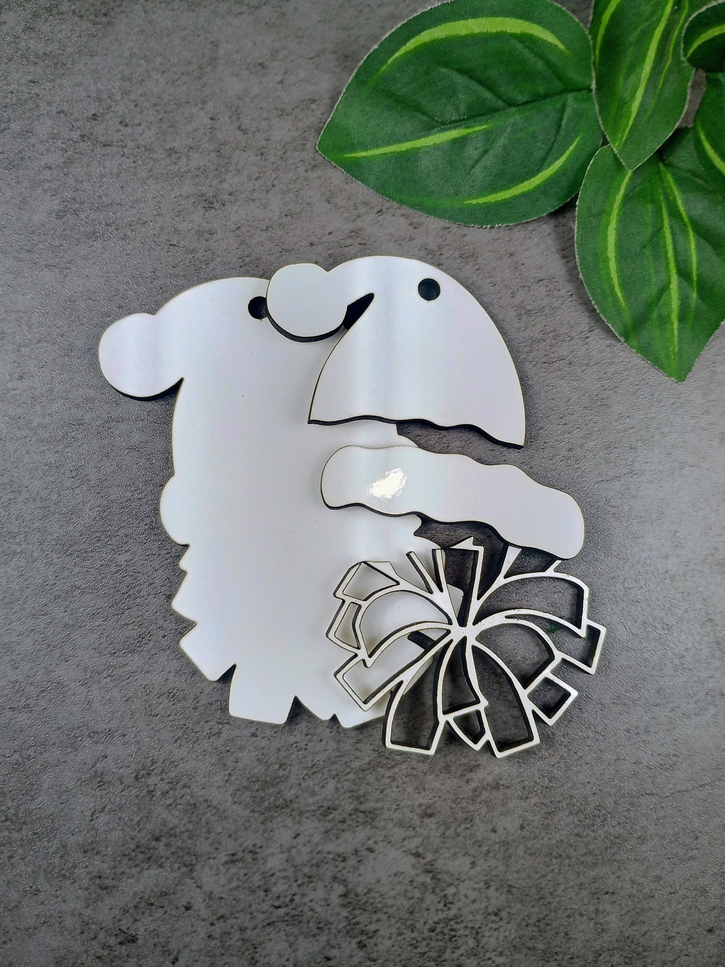 Sports Santa hat ornaments