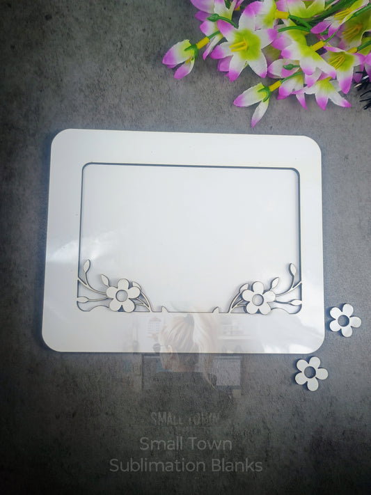 Floral picture frame