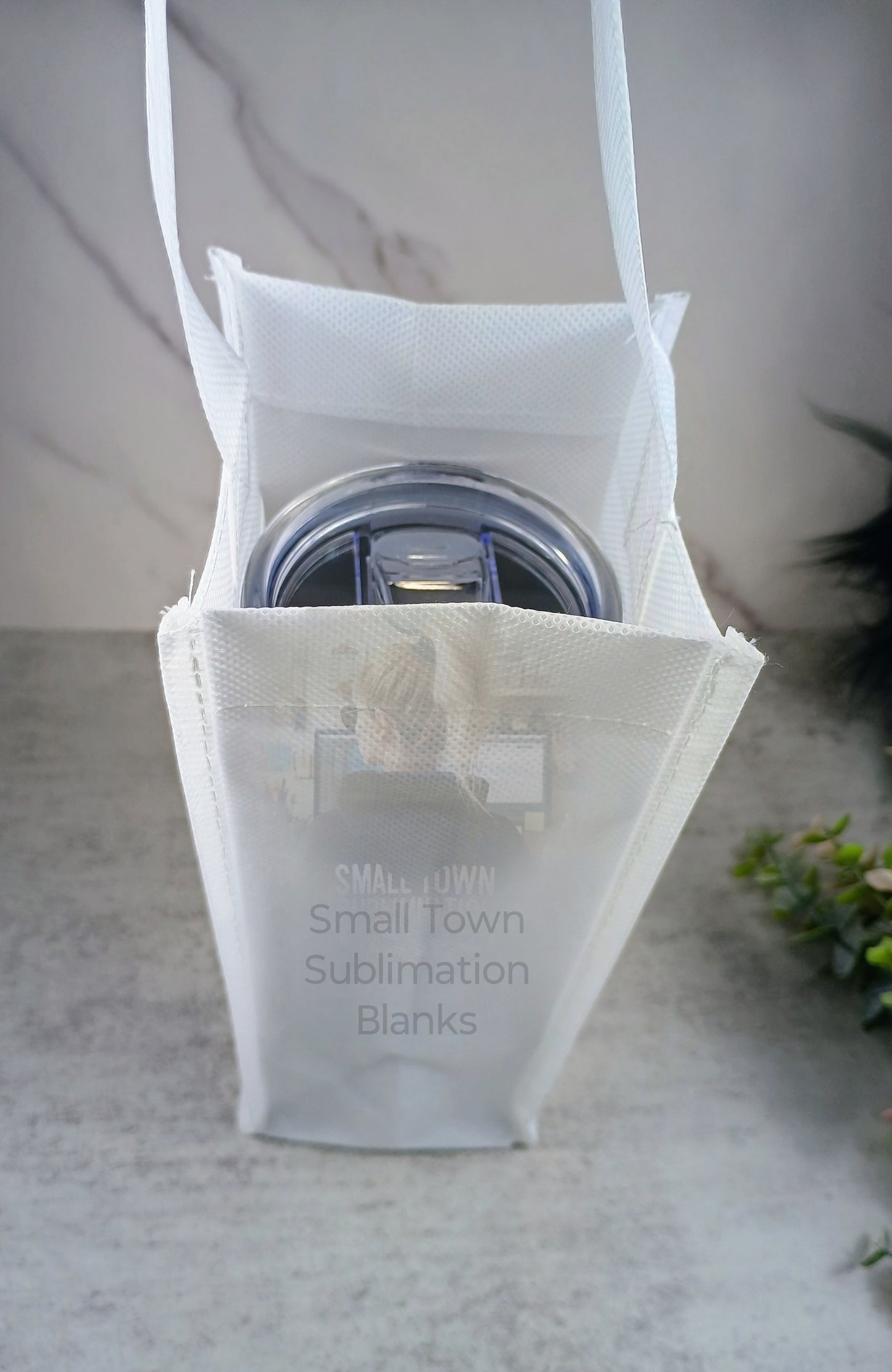 Gift bag, tumbler holder gift