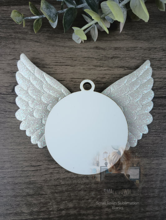 * Angel glitter wing ornament