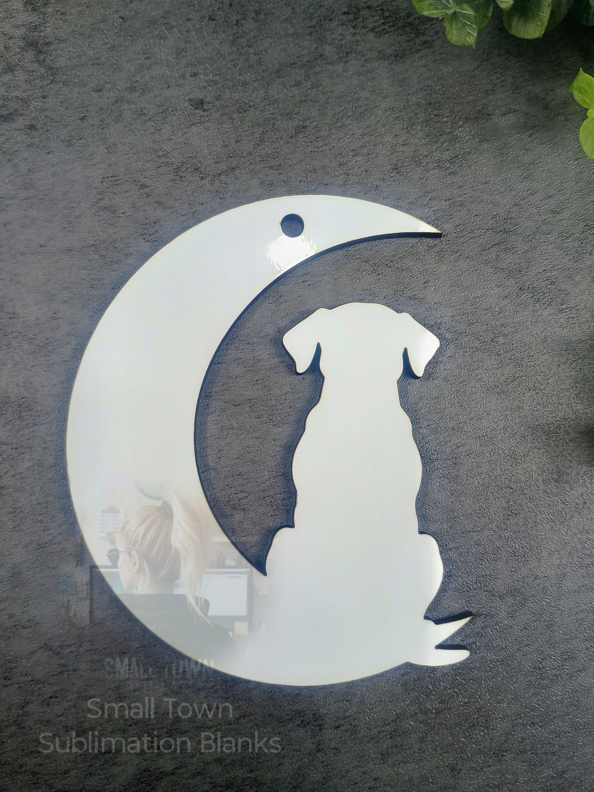 Dog or cat ornament. Sublimation blank