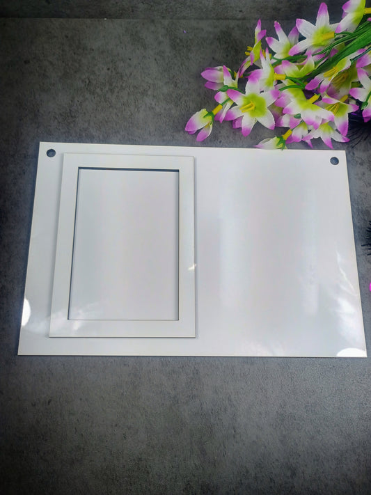 Frame hanger sublimation blank